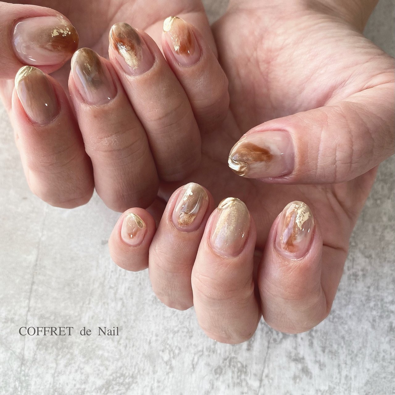 春/夏/オールシーズン/ハンド/ニュアンス - COFFRET de Nailのネイル