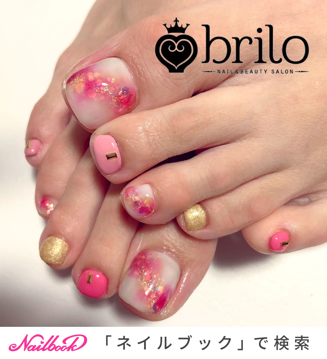 春 オールシーズン 海 リゾート フット Brilo0858のネイルデザイン No ネイルブック