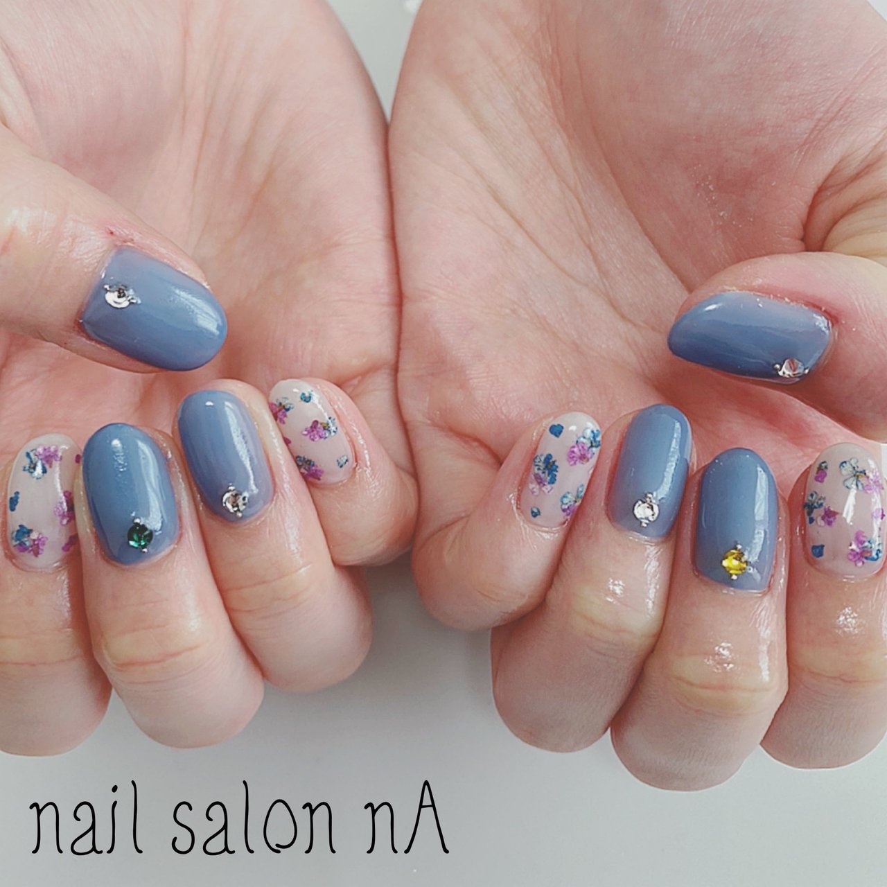 春 オールシーズン 入学式 ハンド シンプル Nailsalonnaのネイルデザイン No ネイルブック