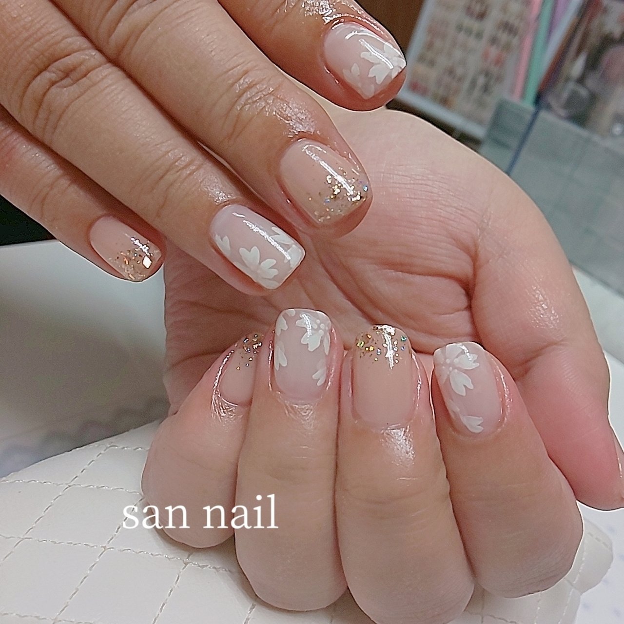 春 オールシーズン オフィス デート ハンド San Nailのネイルデザイン No ネイルブック