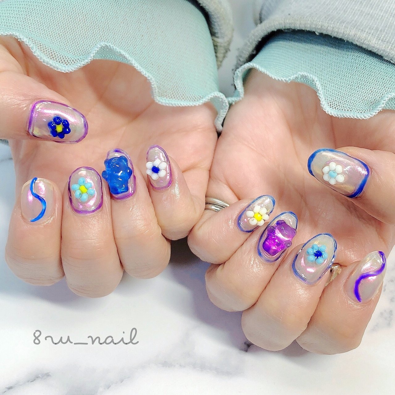 春 入学式 ライブ デート ハンド 8ru Nail Harunaのネイルデザイン No ネイルブック