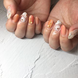 マーガレットネイルのネイルデザイン ネイルブック