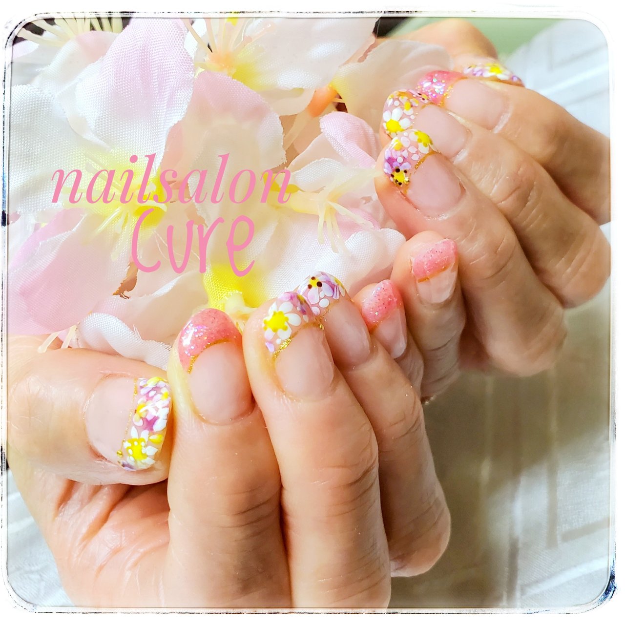 春 オフィス ブライダル パーティー ハンド Nailsaloncureのネイルデザイン No ネイルブック