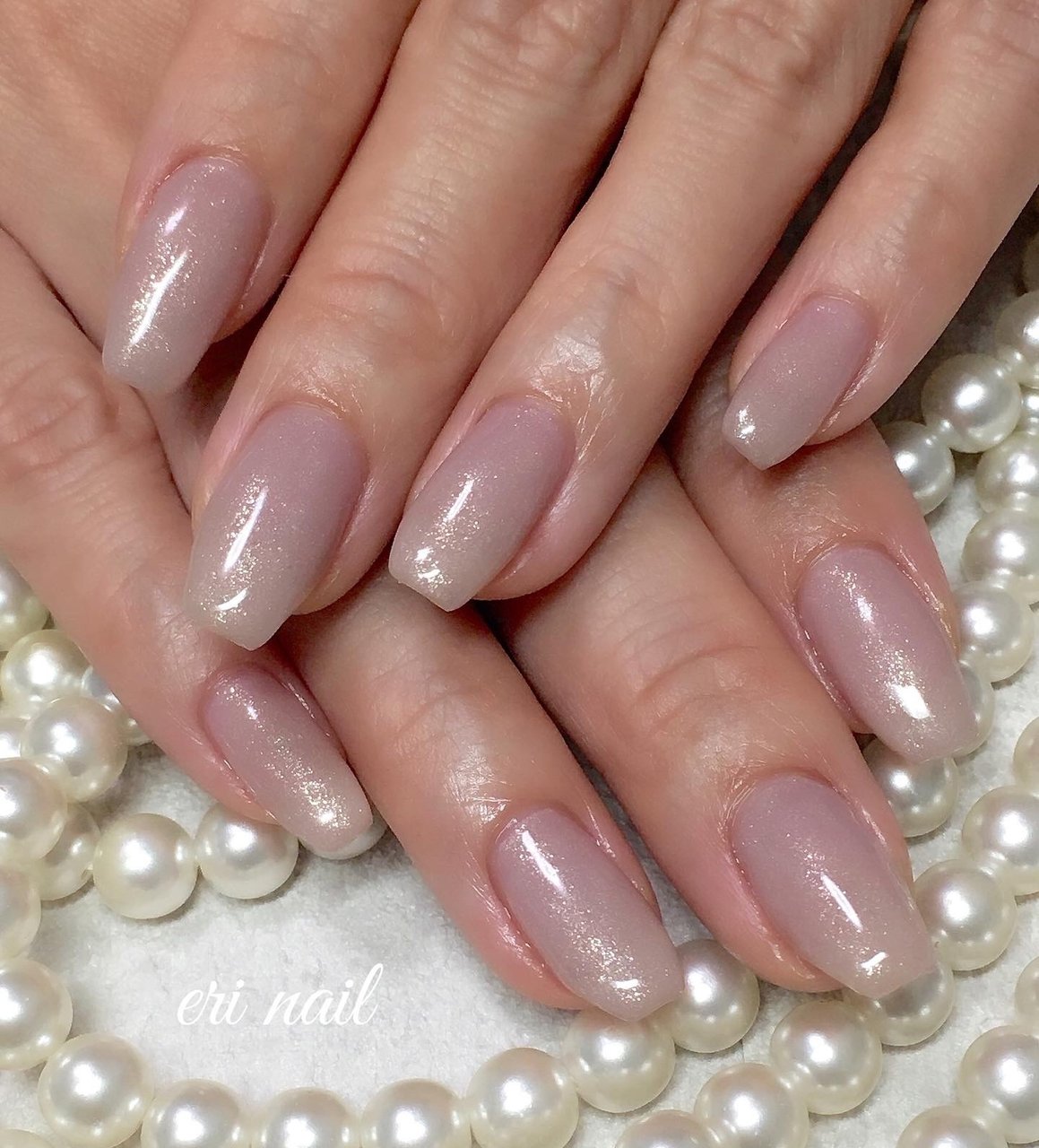 オールシーズン ハンド ワンカラー ベージュ ジェルネイル 名古屋市天白区 自宅ネイルサロン Eri Nailのネイルデザイン No ネイルブック