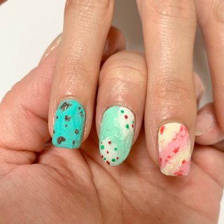 チョコミントのネイルデザイン ネイルブック