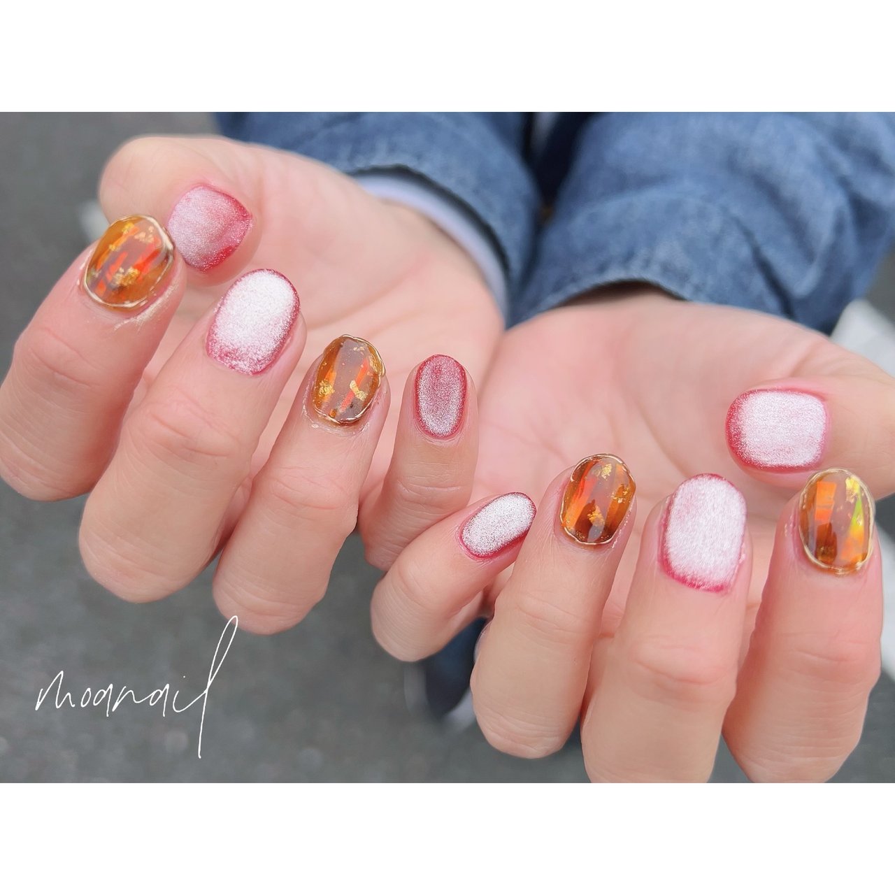 ハンド べっ甲 マグネット Pomuのネイルデザイン No ネイルブック