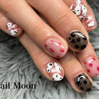 Snoopyのネイルデザイン ネイルブック