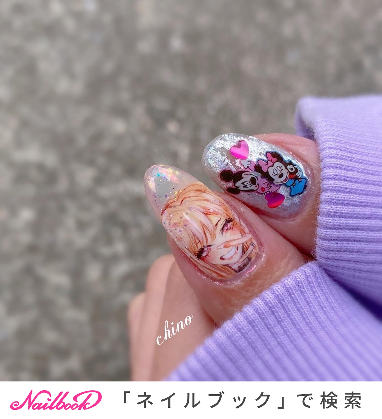 ディズニーネイルのネイルデザイン ネイルブック