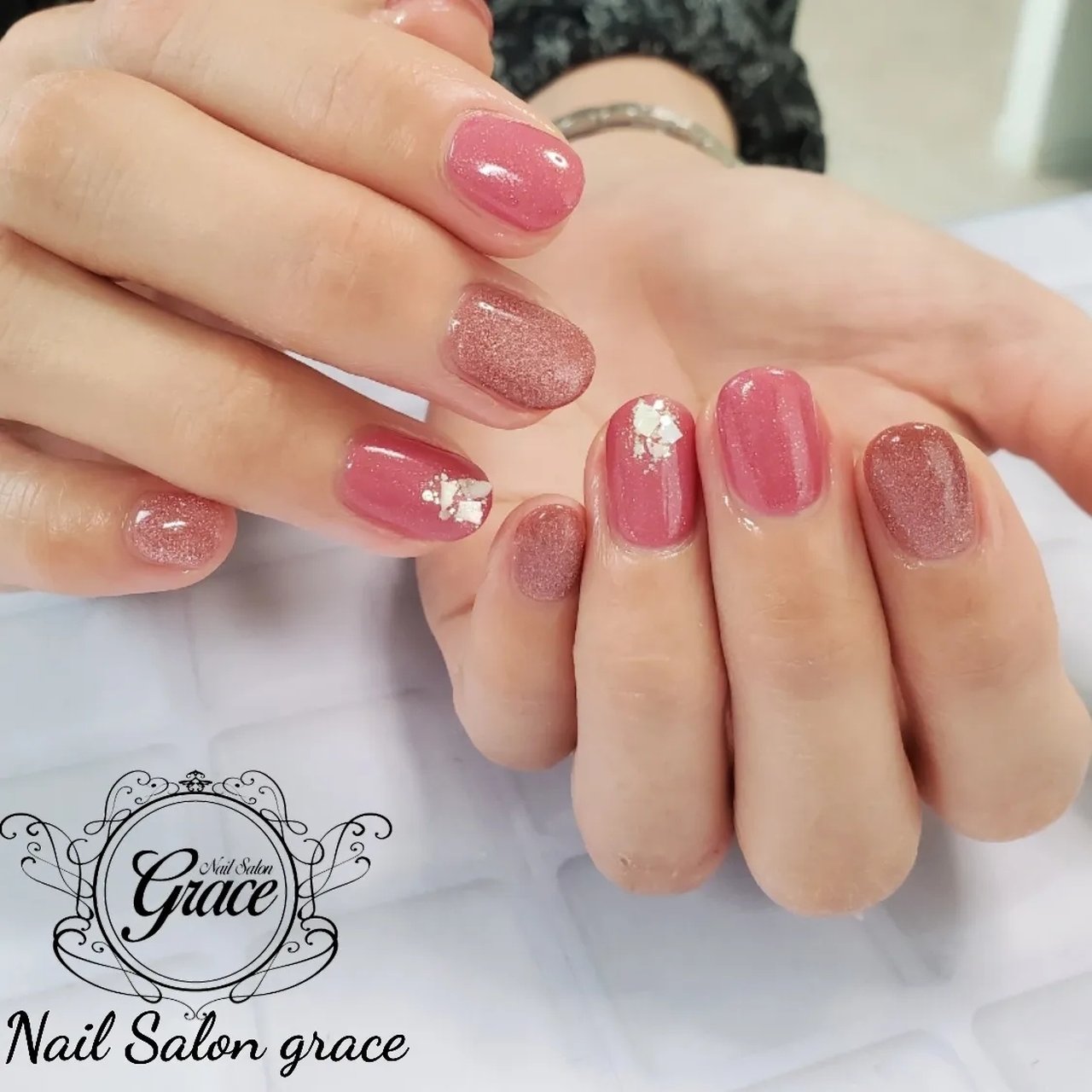 春 オールシーズン オフィス ハンド ワンカラー 高松市 Grace グレイス のネイルデザイン No ネイルブック