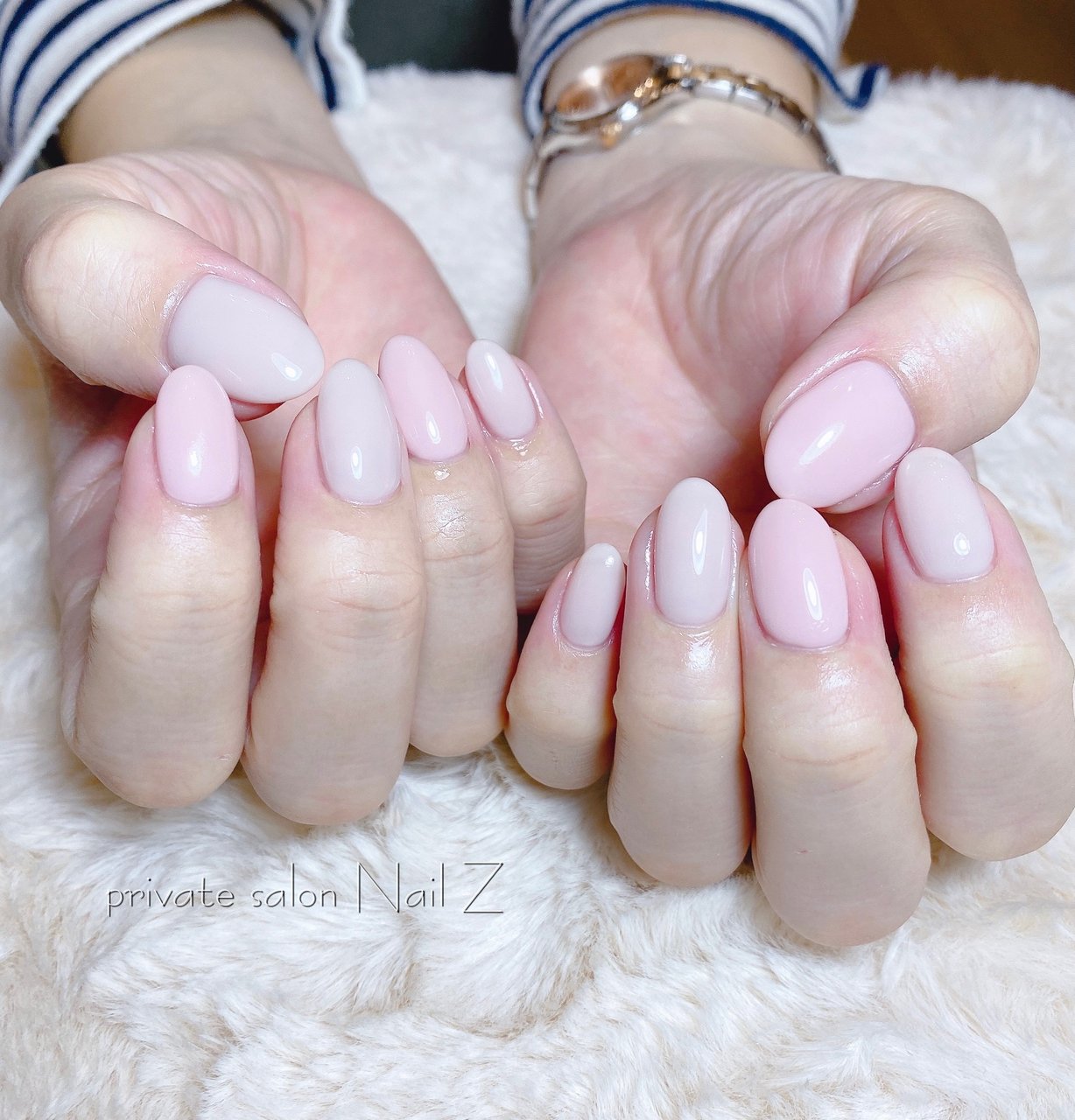 ハンド ワンカラー ミディアム ピンク ジェルネイル Nail Z ネイルジー のネイルデザイン No ネイルブック