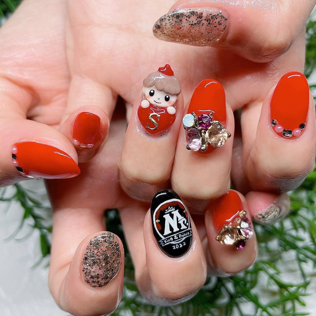 オールシーズン ライブ ハンド 痛ネイル キャラクター Nailsalon ナシノキのネイルデザイン No ネイルブック