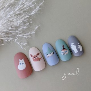 22年 新着順 ムーミンネイルのネイルデザイン ネイルブック