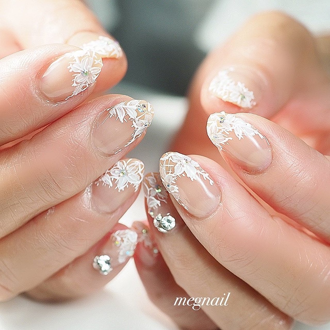 春 ブライダル デート 女子会 ハンド Megnailのネイルデザイン No ネイルブック