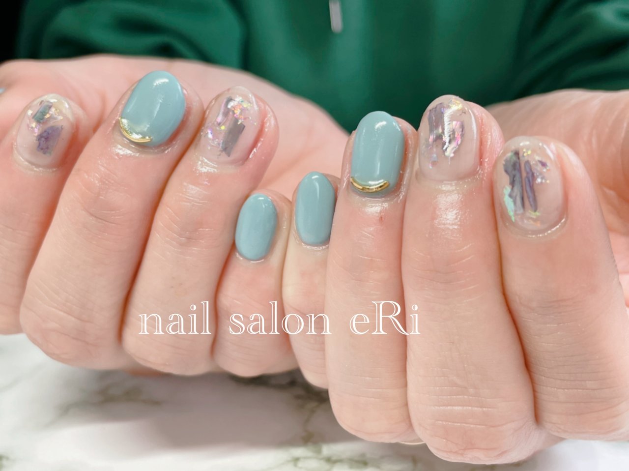 春 夏 オールシーズン ハンド シェル Eriのネイルデザイン No ネイルブック