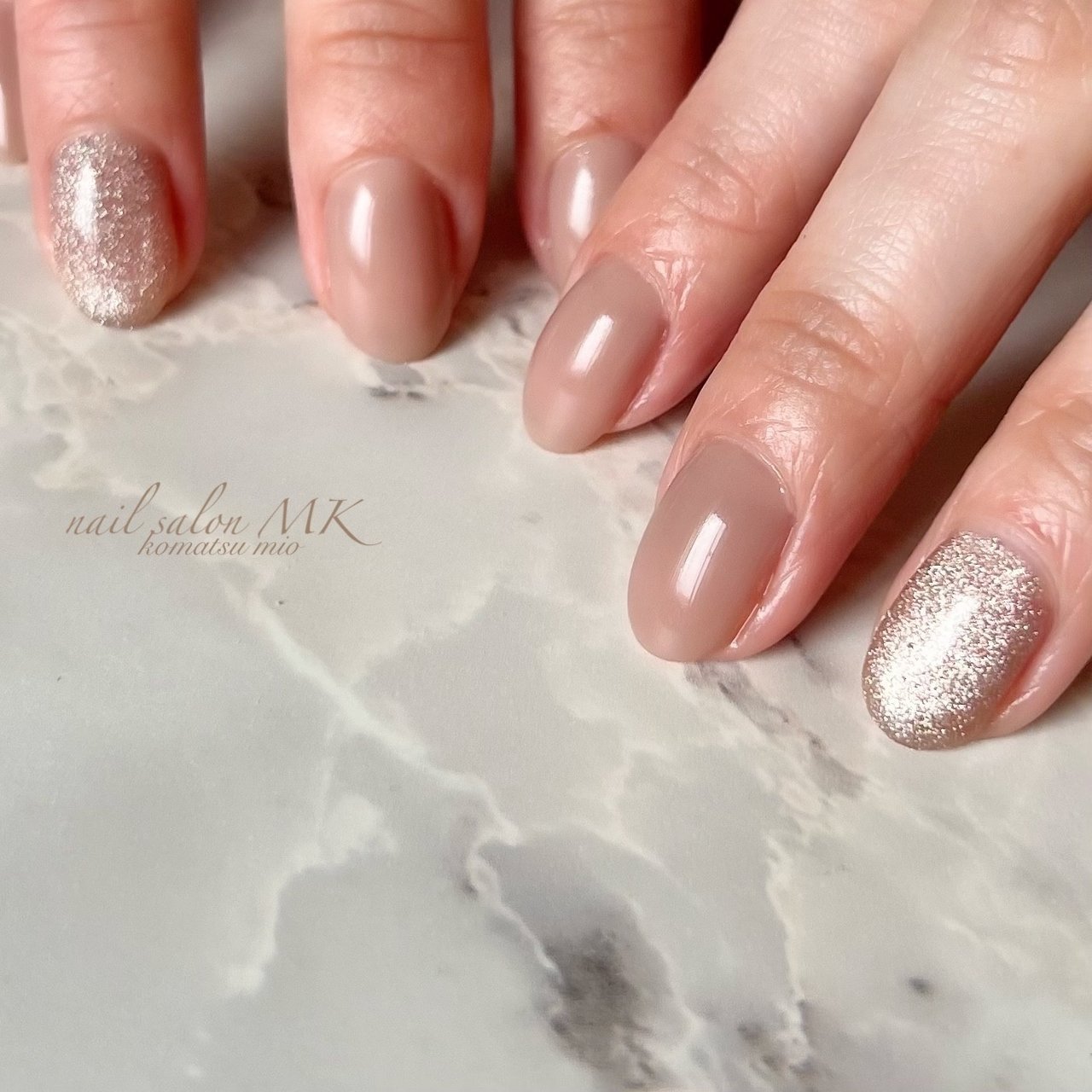 春 ハンド シンプル ワンカラー マグネット Nail Salon Mkのネイルデザイン No ネイルブック