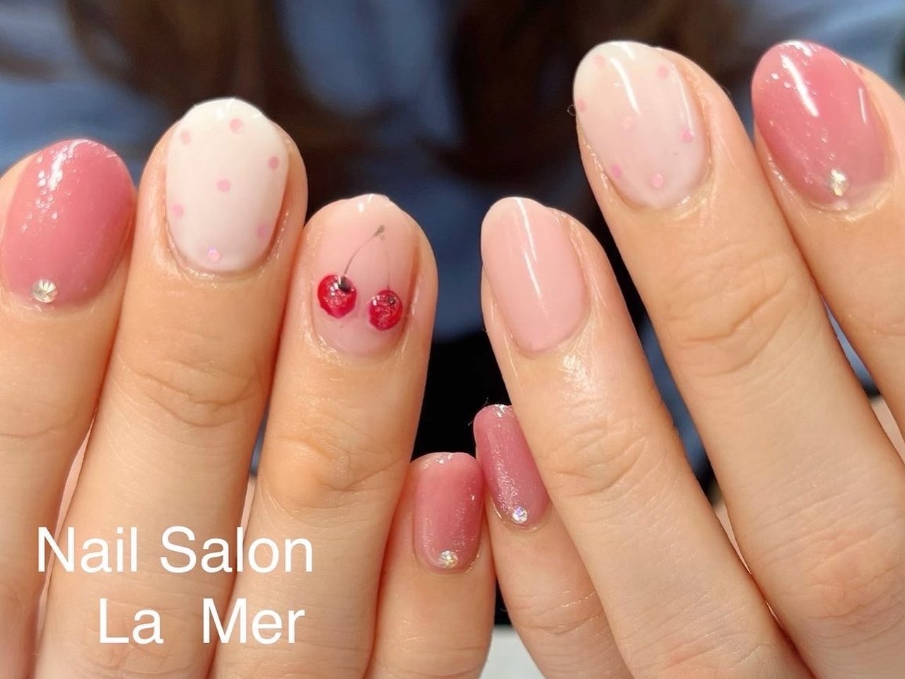 春 ハンド シンプル ショート ベージュ La Mer ラメール のネイルデザイン No ネイルブック