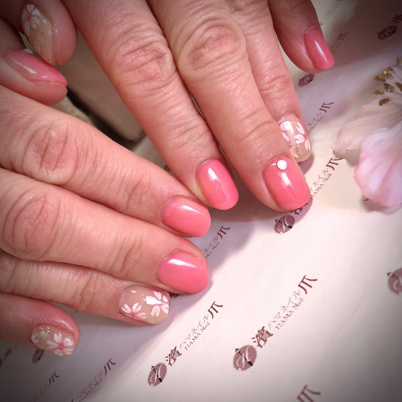 春 オールシーズン ハマネイルのネイルデザイン No ネイルブック