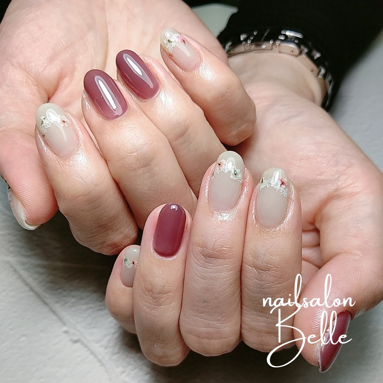 春 夏 オフィス ハンド シンプル Nailsalon Belleのネイルデザイン No ネイルブック