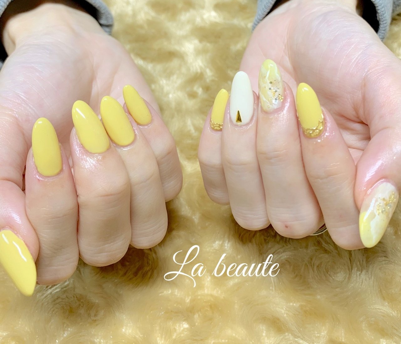 春 オールシーズン 女子会 ハンド ワンカラー ｌa Beaute ラ ボーテ のネイルデザイン No ネイルブック