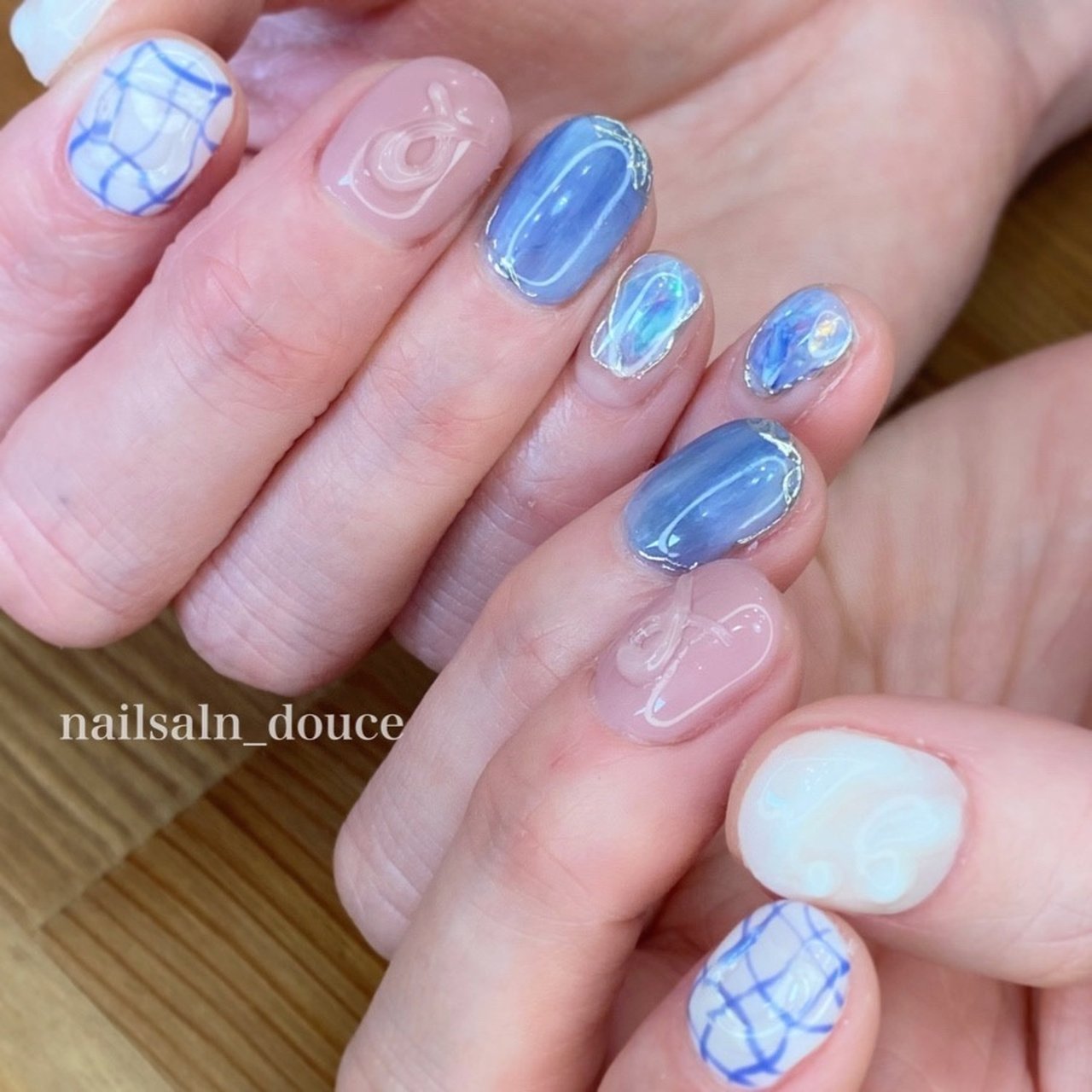 春/夏/海/女子会/ハンド - nailsalon_douceのネイルデザイン[No