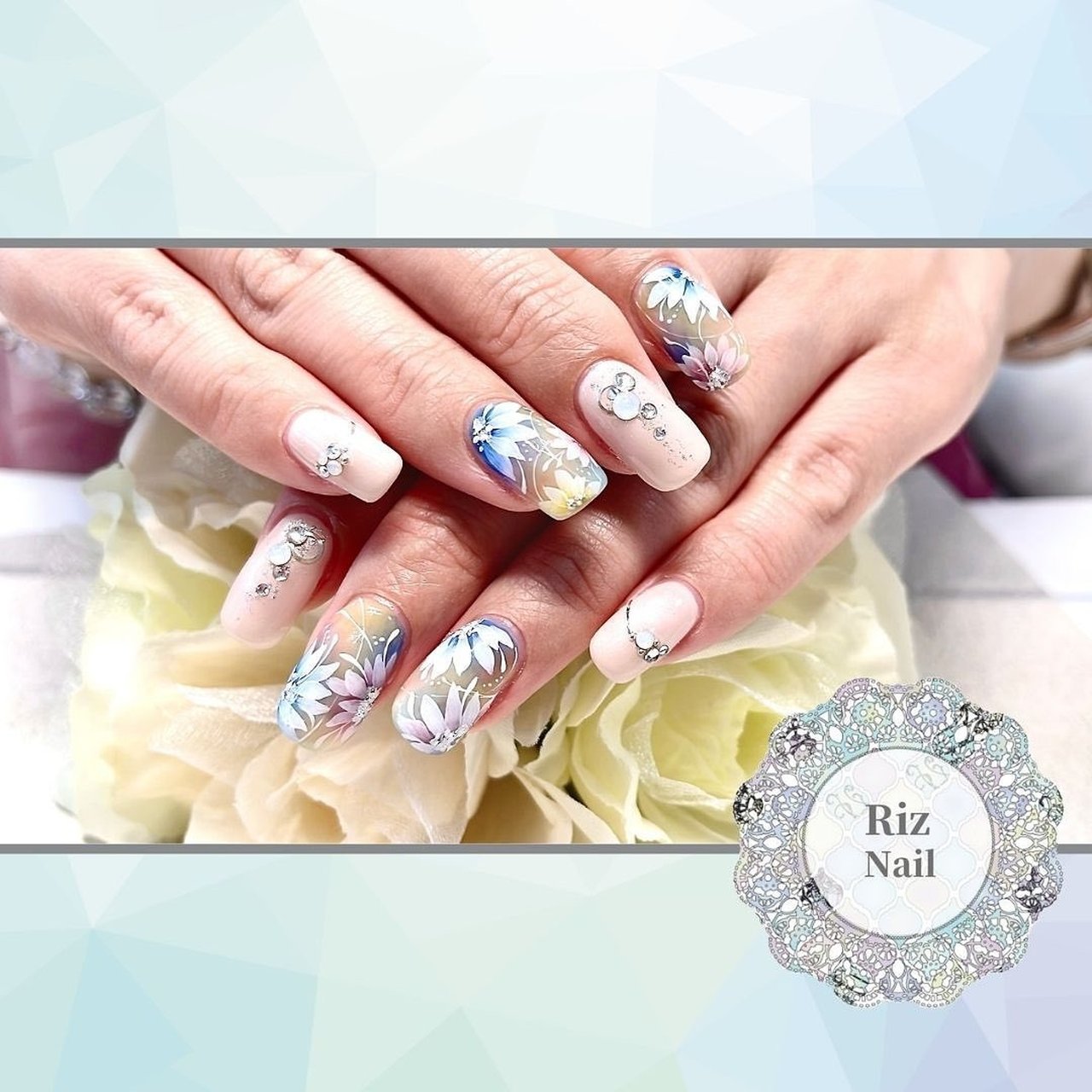 春 パーティー デート 女子会 ハンド Rizのネイルデザイン No ネイルブック