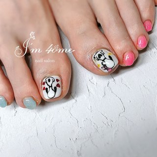 フット キャラクターのネイルデザイン ネイルブック