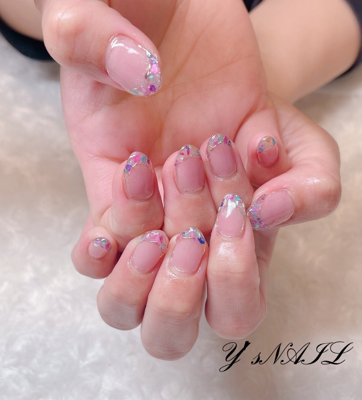 春 夏 ハンド ジェルネイル お客様 𝚈 𝚜𝙽𝙰𝙸𝙻のネイルデザイン No ネイルブック