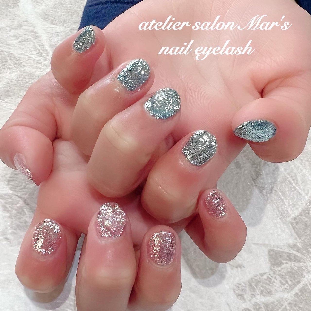 ハンド ホログラム ラメ ワンカラー ピンク Masayoのネイルデザイン No ネイルブック