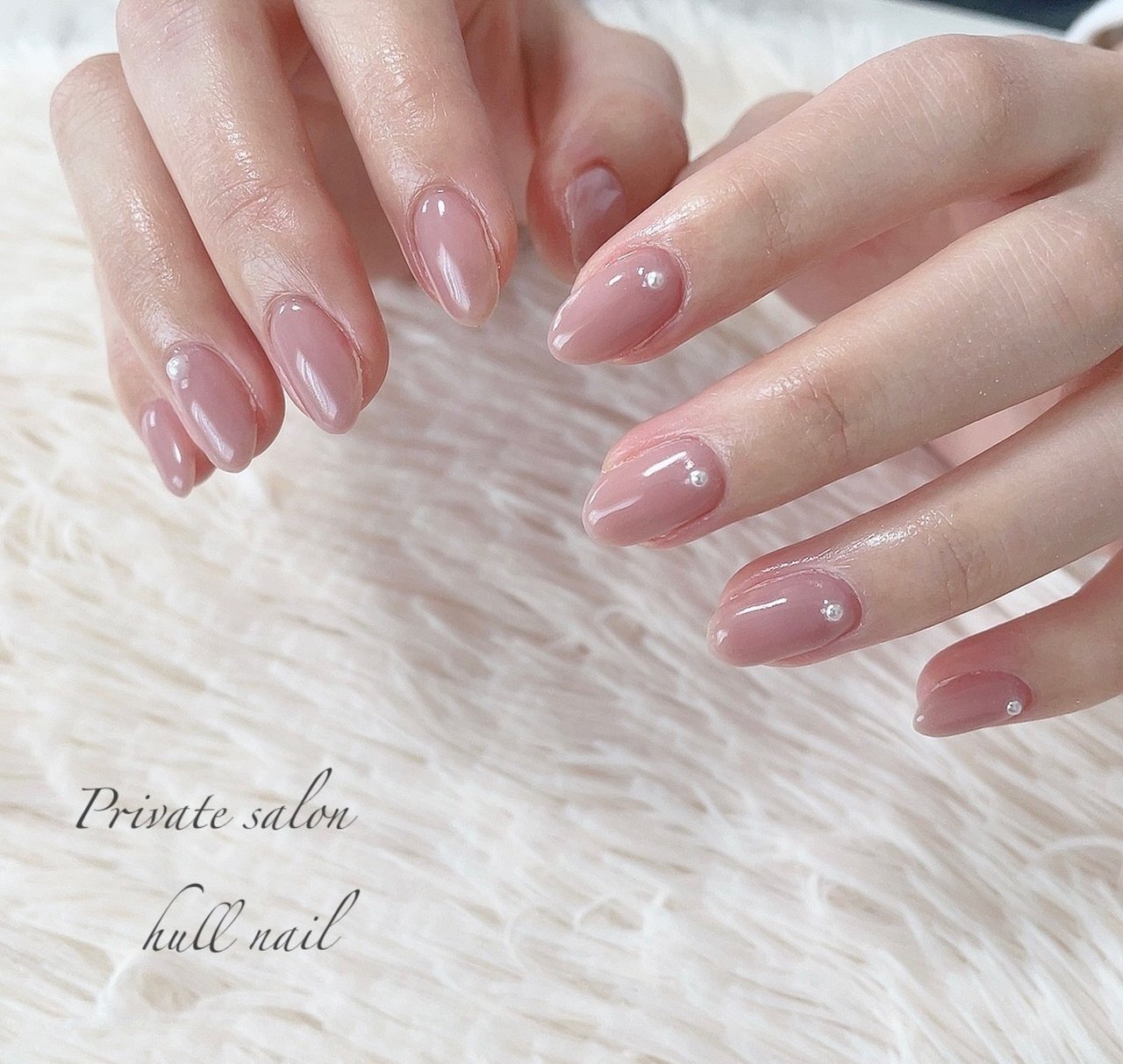 春 ハンド ワンカラー パール ピンク Hull Nailのネイルデザイン No ネイルブック