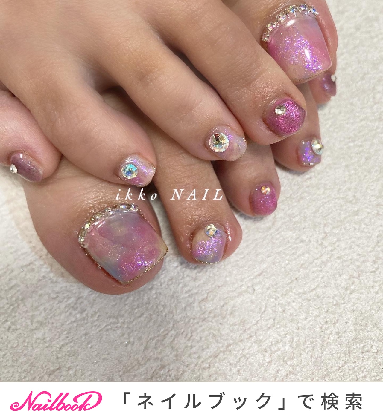 のんちゃゃネイル amptak #ちぐさくん #ririnail #ゆめかわネイル #かわいいネイル