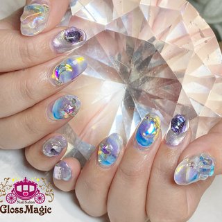 人気順 メタリック 惑星のネイルデザイン ネイルブック