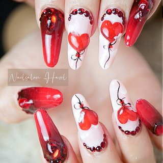 蓄光パーツ*風船*ネイルパーツ*ハート*バルーン ネイルパーツ バルーン