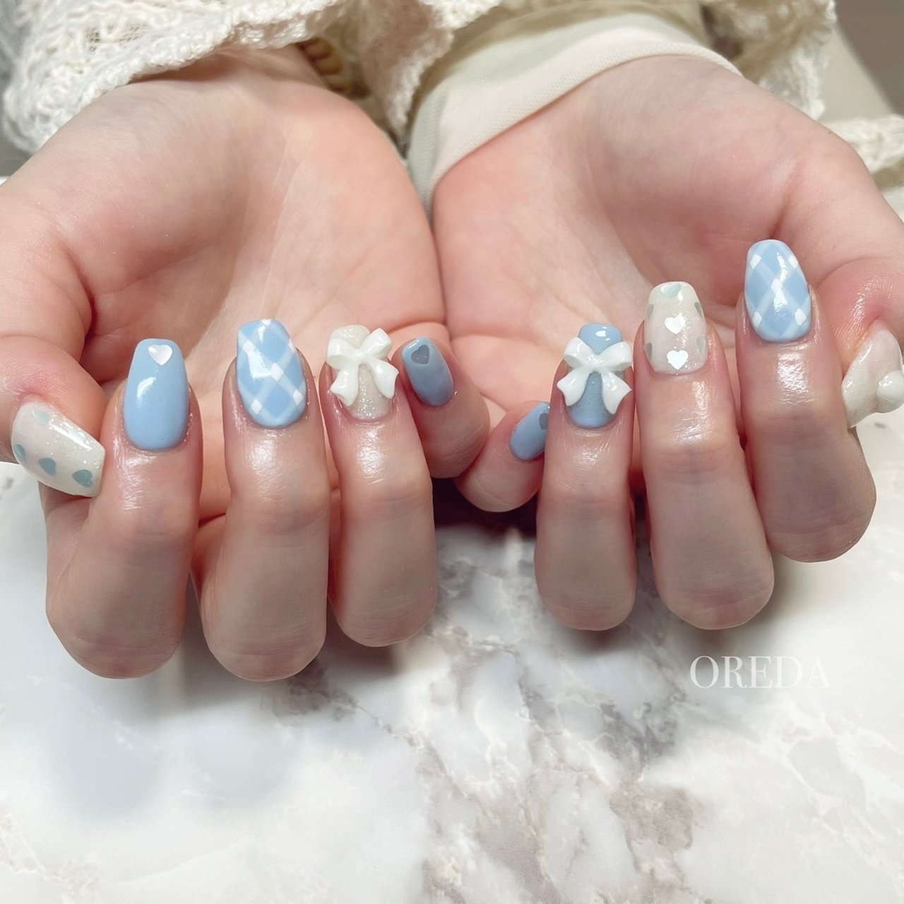 春/夏/オールシーズン/ハンド/チェック - oreda_nailsalonのネイル ...