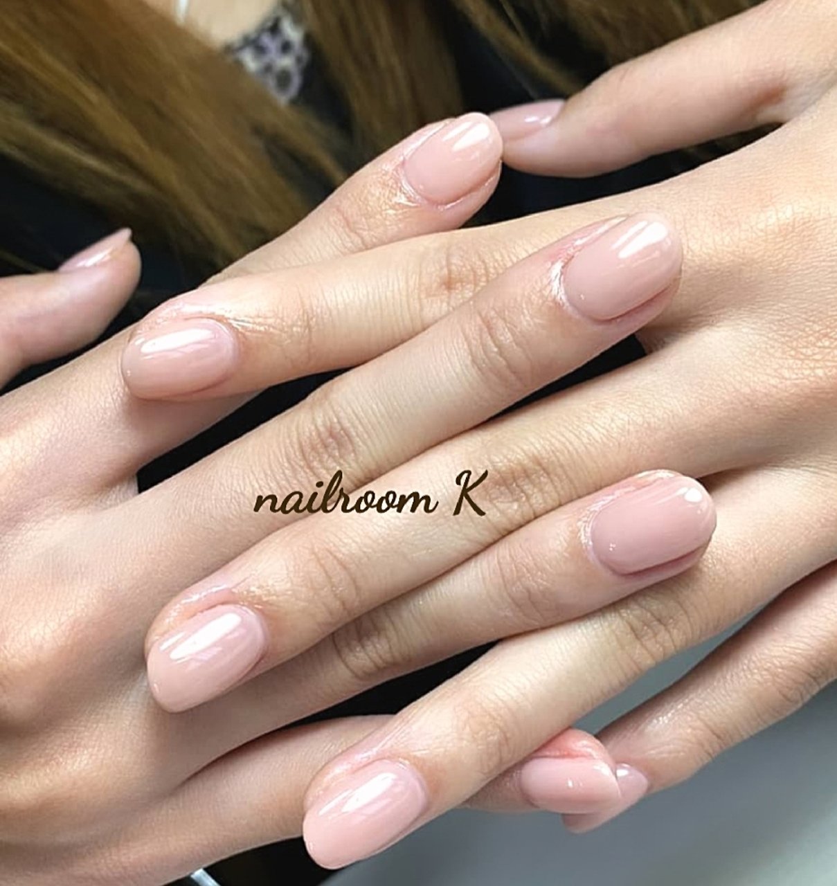 シンプル ワンカラー ベージュ ジェルネイル お客様 Nailroom Kのネイルデザイン No ネイルブック