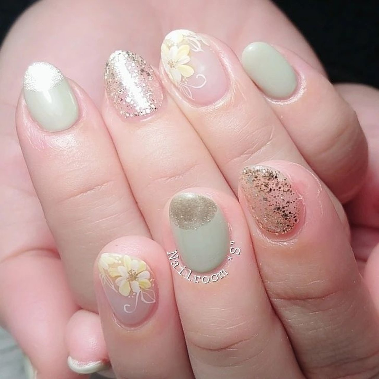 春 オフィス デート 女子会 ハンド Nail Room Sのネイルデザイン No ネイルブック