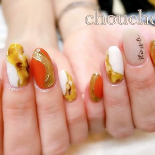 琥珀のネイルデザイン ネイルブック