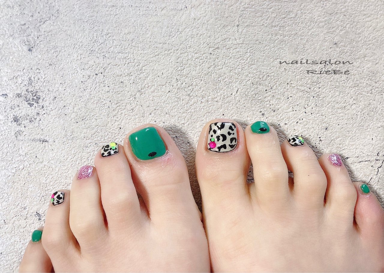 夏 海 リゾート ライブ フット Nail Salon Riebe リーヴェ のネイルデザイン No ネイルブック