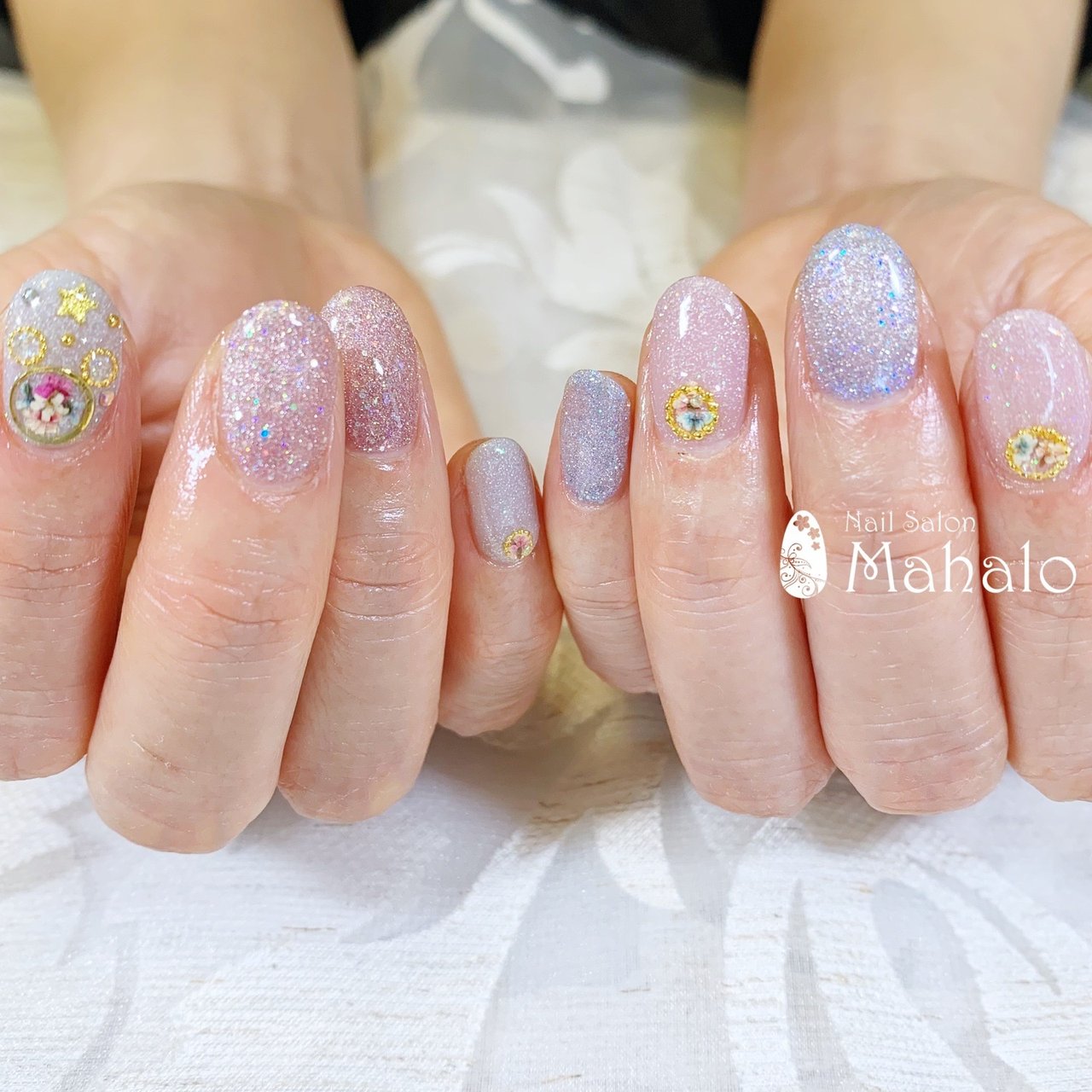 春 夏 秋 冬 ラメ Nail Salon Mahaloのネイルデザイン No ネイルブック