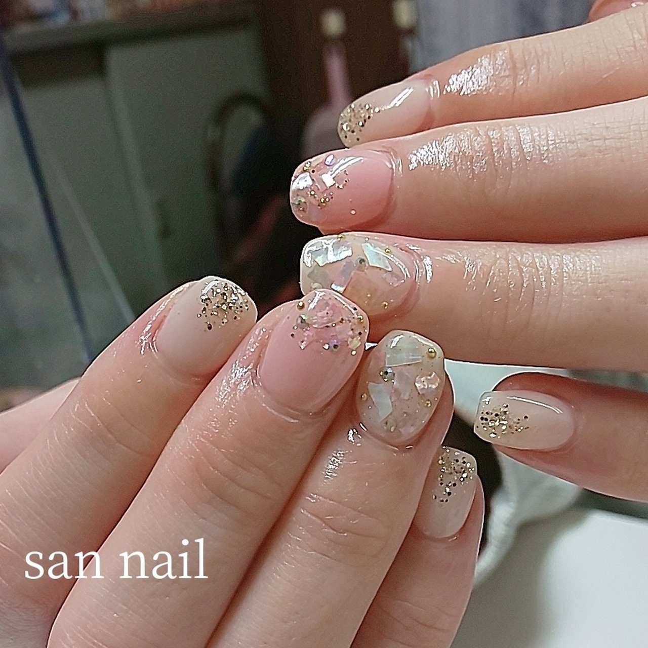 春 オールシーズン オフィス デート ハンド San Nailのネイルデザイン No ネイルブック