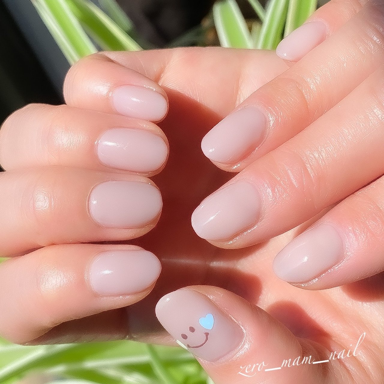 春 ハンド シンプル ワンカラー ショート Zero Mam Nailのネイルデザイン No ネイルブック