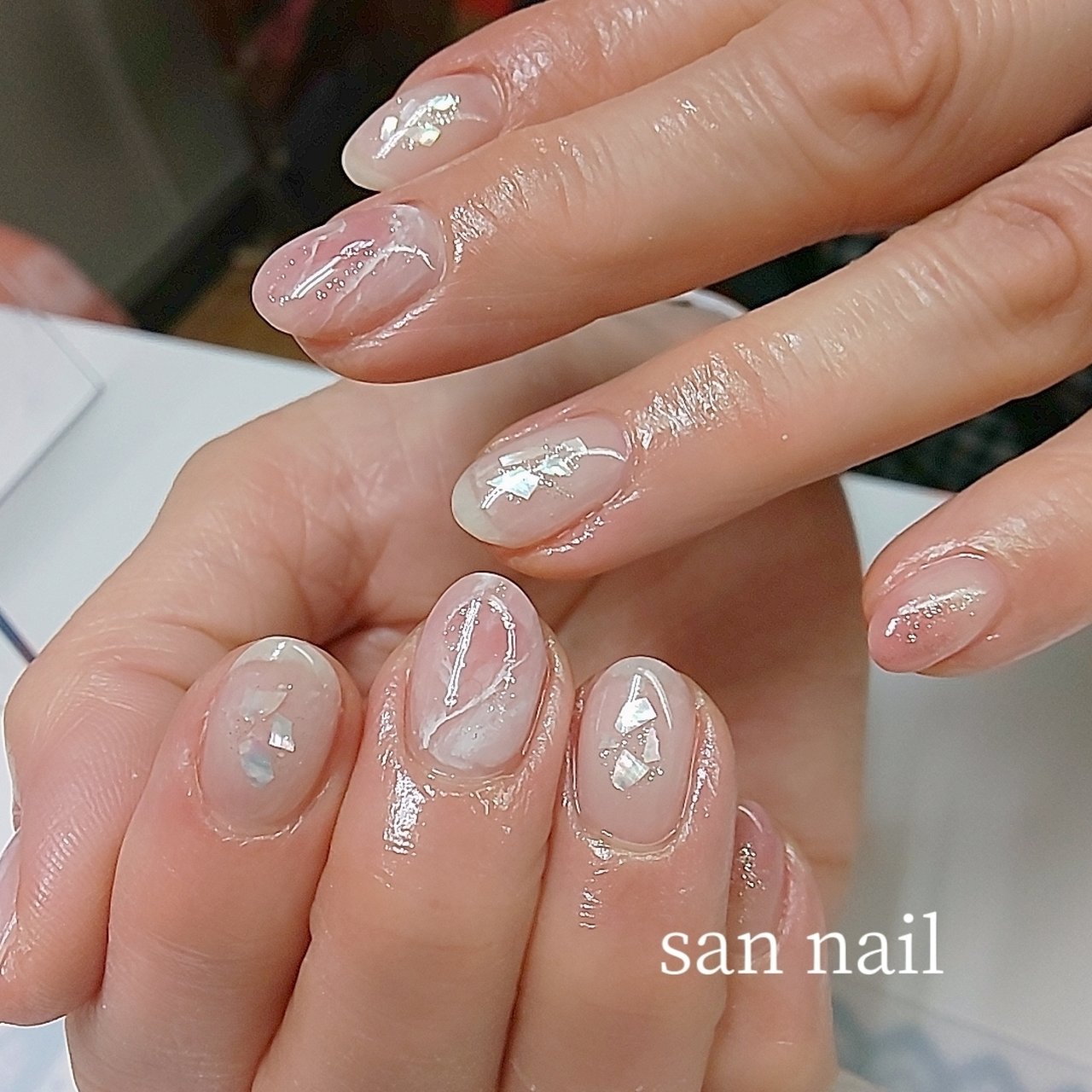 春 オールシーズン オフィス デート ハンド San Nailのネイルデザイン No 721 ネイルブック