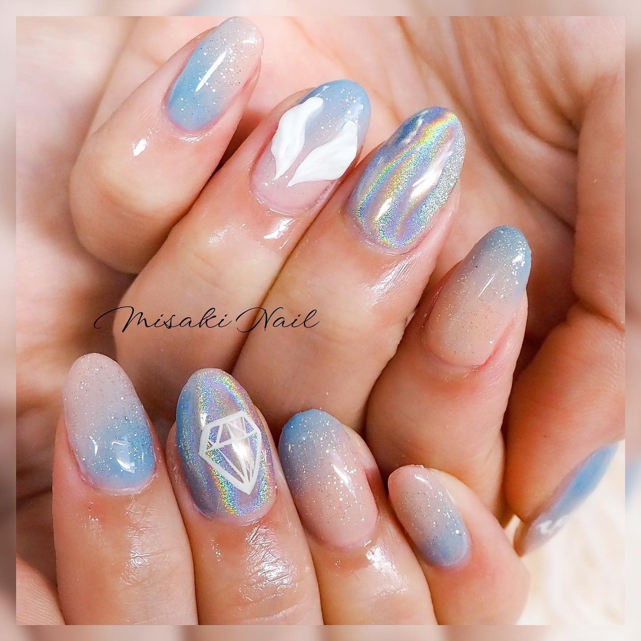 春/夏/オールシーズン/ライブ/ハンド - 橋本のネイルデザイン[No