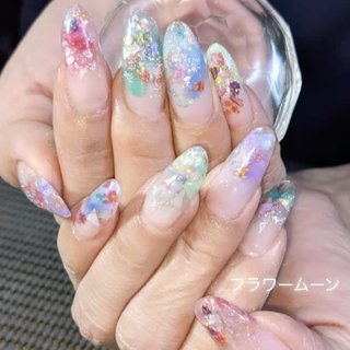 アクリルカラーのネイルデザイン ネイルブック