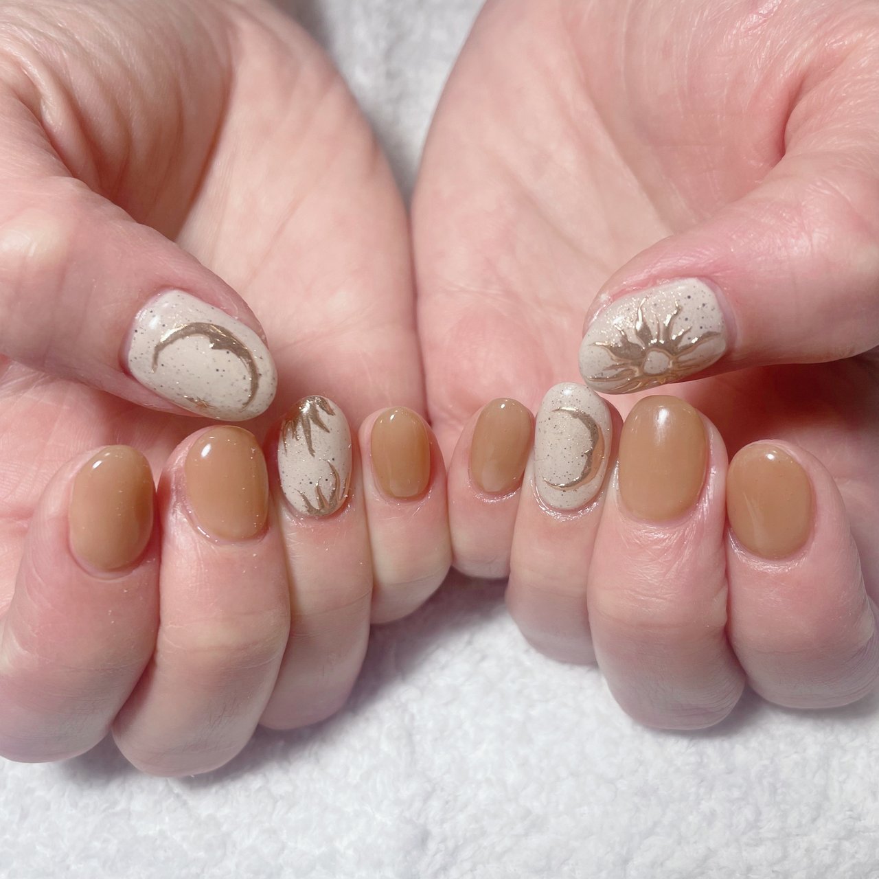 夏 オールシーズン ハンド ワンカラー アンティーク Kanaのネイルデザイン No ネイルブック