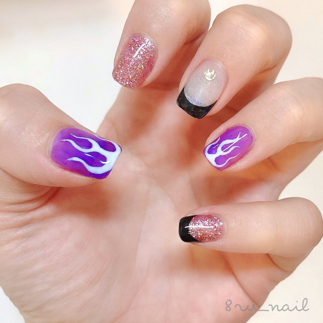 春 旅行 ライブ 女子会 ハンド 8ru Nail Harunaのネイルデザイン No ネイルブック