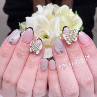 人気順｜3D/マグネット/蝶々ネイルのネイルデザイン｜ネイルブック 