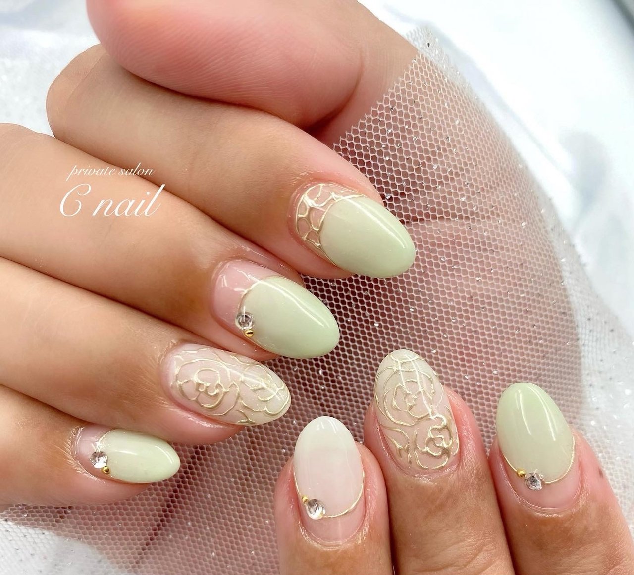 春 夏 オールシーズン ハンド シンプル 鈴鹿市 Cnailのネイルデザイン No ネイルブック