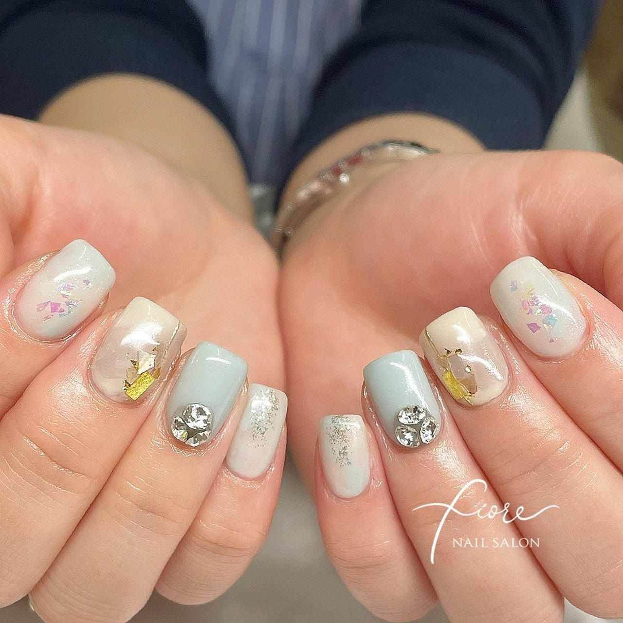 春 夏 海 女子会 ハンド 調布ネイルサロンfiore みゆきのネイルデザイン No ネイルブック