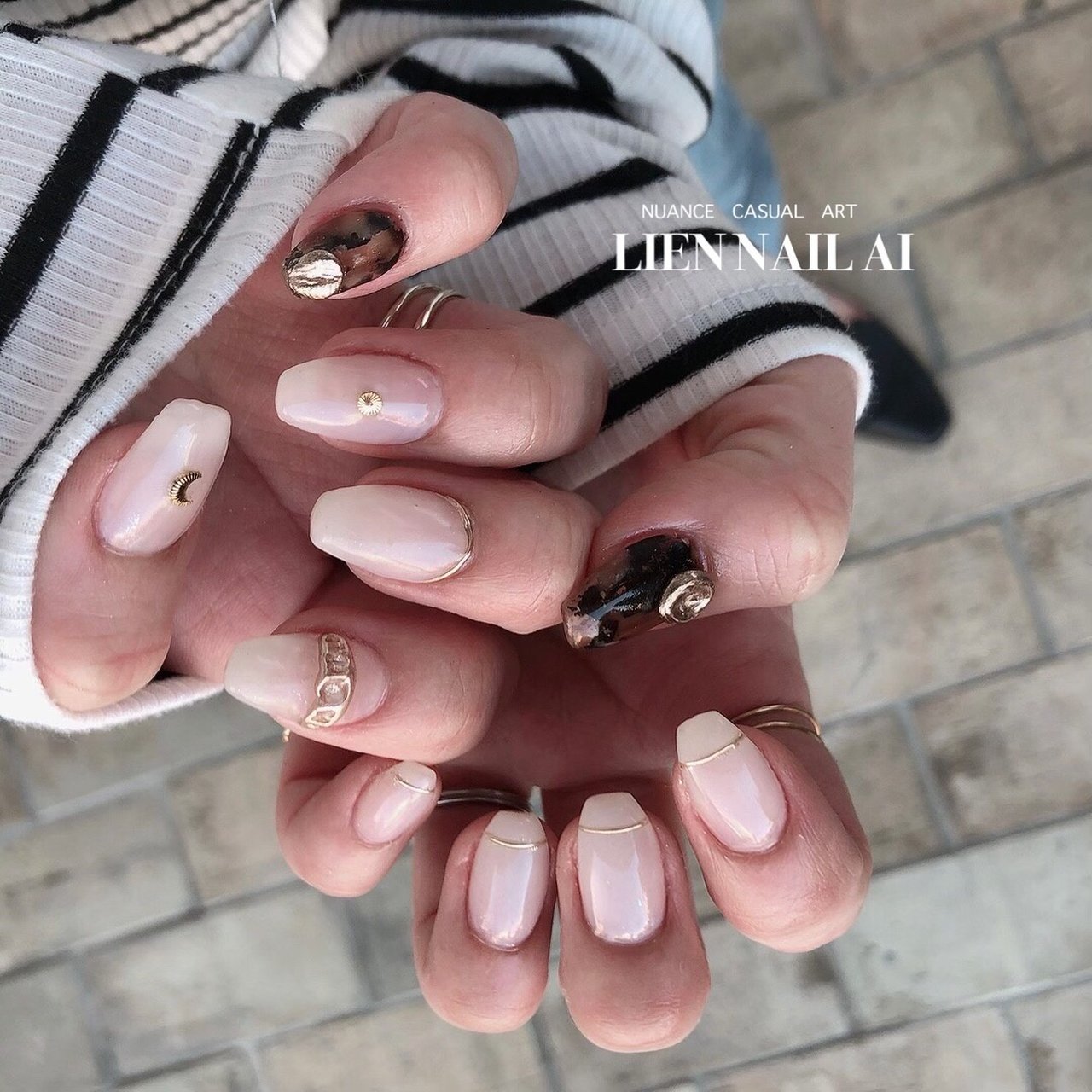 春/オールシーズン/ハンド/シンプル/ニュアンス - I.のネイルデザイン