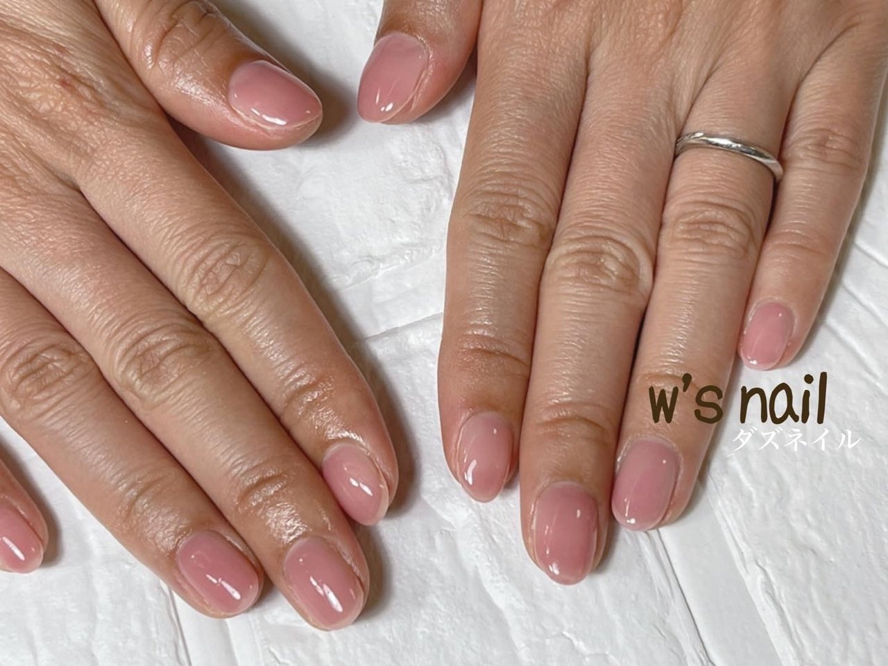 春 夏 オフィス ハンド シンプル W S Nailダズネイルのネイルデザイン No ネイルブック